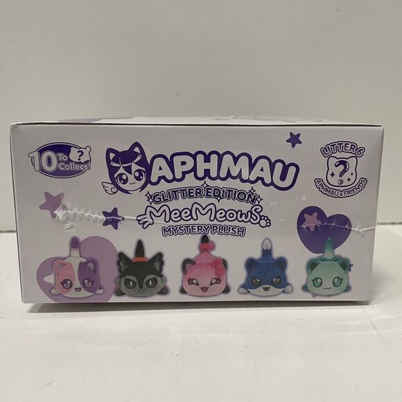 Aphmau cat! MeeMeows, Glitter Edition Mystery Plush Litter 6 Aphmau Cat 6" 2024 - Picture 3 of 4